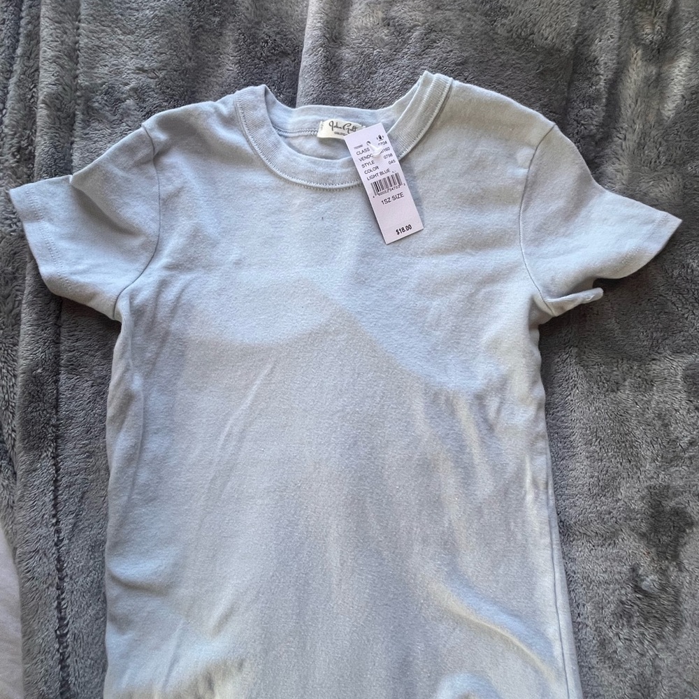 Brandy melville John galt Hailie top brand new with tags light blue